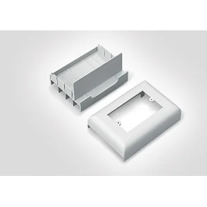  SMSFP-ABS-WH - UNICANAL - SUPORTE P/ ESPELHO FACEPLATE 4X2