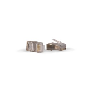 CONECTOR MACHO RJ45 CAT.6 SHIELDED
